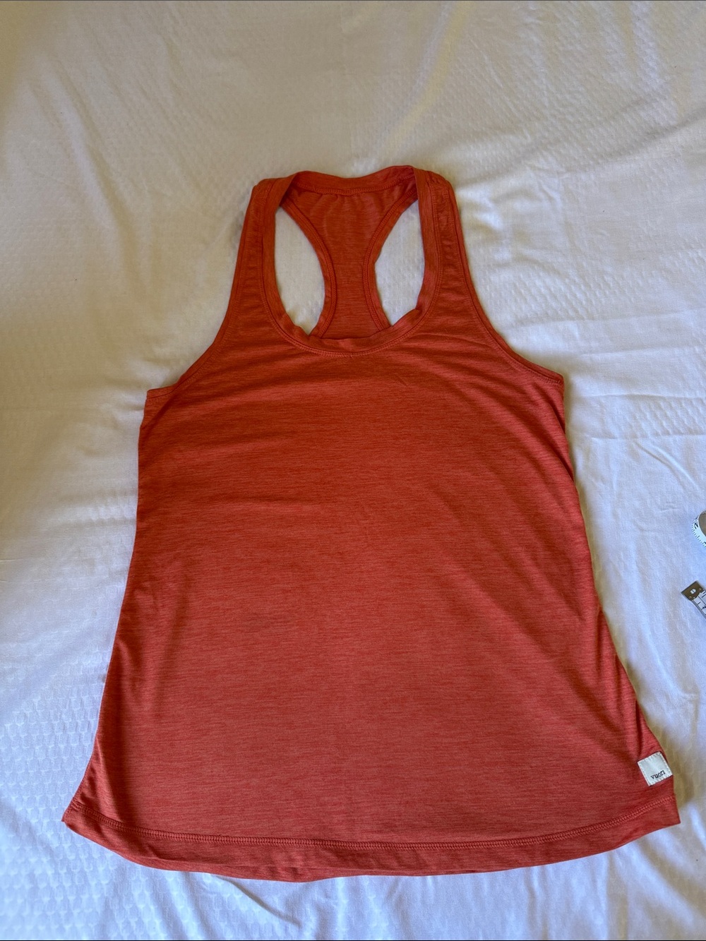 Vuori Orange Racerback Tank